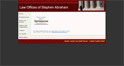 Desktop Screenshot of abraham-lawoffices.com